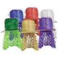 Tinsel Top Hat w/Curly Wig